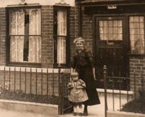 Sarah Elizabeth Cook, nee Brock, with her granddaughter Helen