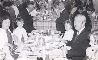 Christy Kenny with wife Anne, daughter Sue and Anne-Marie Davison