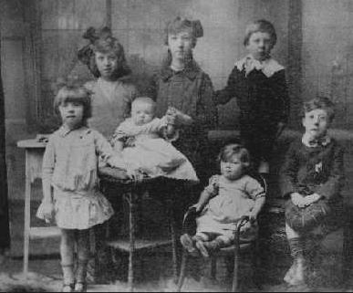 Kathleen Mary Kenny with some of her brothers and sisters