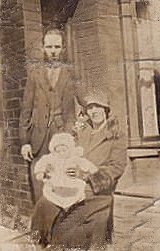 Mary (May) Kenny with her husband Leslie James and her daughter Christina (Queenie)