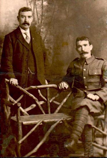 Francis Kenny (seated) with his brother Thomas
